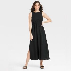Universal Thread Maxi A-Line Black Dress